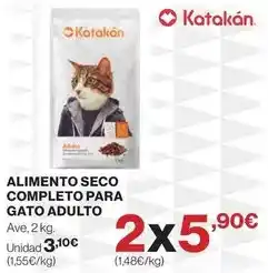 Hipercor Katakan - alimento seco completo para gato adulto oferta