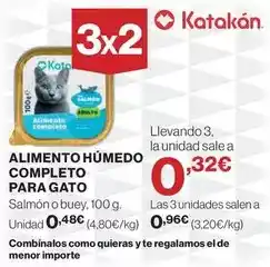 Hipercor Katakán - alimento húmedo completo para gato oferta