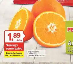 Suma Supermercados Naranja zumo extra oferta