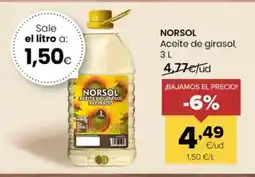 Autoservicios Familia NORSOL Aceite de girasol oferta