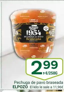 Supermercados Dani ELPOZO Pechuga de pavo braseada oferta