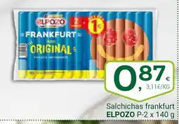 Supermercados Dani ELPOZO Salchichas frankfurt: oferta