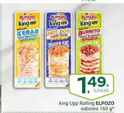 Supermercados Dani ELPOZO king Upp Rolling sabores oferta