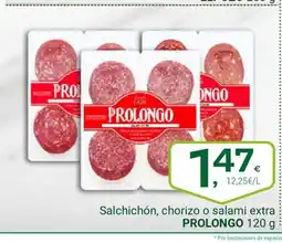 Supermercados Dani PROLONGO Salchichón, chorizo o salami extra oferta