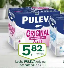 Supermercados Dani PULEVA Leche original entera oferta