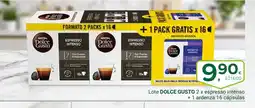 Supermercados Dani DOLCE GUSTO Lote 2 x espresso intenso +1 ardenza 16 cápsulas oferta