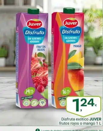 Supermercados Dani JUVER Disfruta exótico frutos rojos o mango oferta