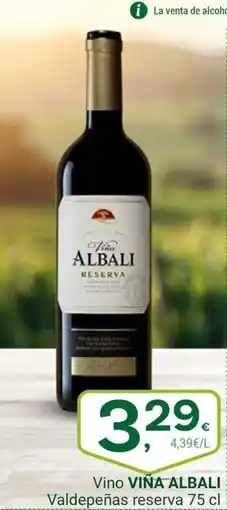 Supermercados Dani VIÑA ALBALI Vino Valdepeñas reserva oferta