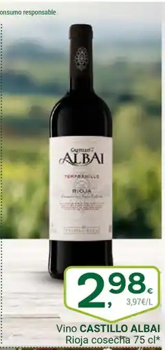 Supermercados Dani CASTILLO ALBAI Vino Rioja cosecha oferta