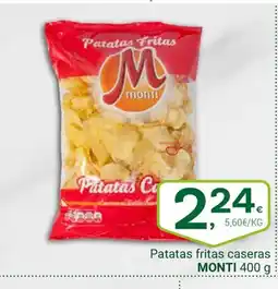 Supermercados Dani MONTI Patatas fritas caseras oferta
