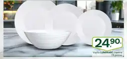 Supermercados Dani LUMINARC Vajilla Harena 19 piezas oferta