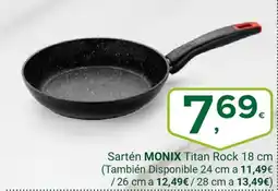 Supermercados Dani MONIX Sartén Titan Rock oferta