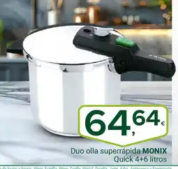 Supermercados Dani MONIX Duo olla superrápida oferta