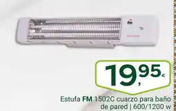 Supermercados Dani FM Estufa 1502C cuarzo para baño de pared | 600/1200 w oferta
