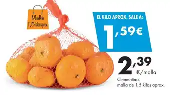 Supermercados Lupa Clementina oferta