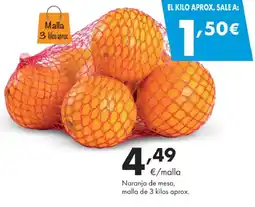 Supermercados Lupa Naranja de mesa oferta