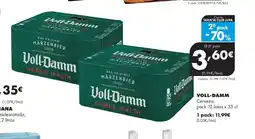 Supermercados Lupa VOLL-DAMM Cerveza oferta