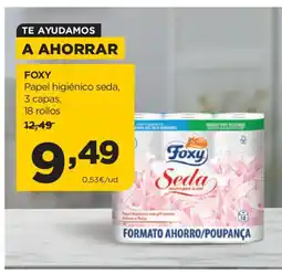 Alimerka FOXY Papel higiénico seda oferta