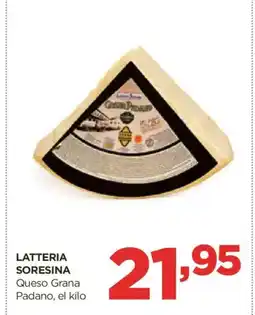 Alimerka LATTERIA SORESINA Queso Grana Padano oferta