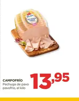 Alimerka CAMPOFRÍO Pechuga de pavo pavofrío oferta