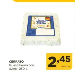 Alimerka CERRATO Queso tierno con avena oferta