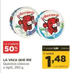 Alimerka LA VACA QUE RIE Quesitos clásicos o light oferta