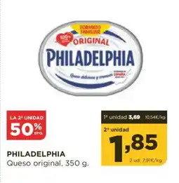 Alimerka PHILADELPHIA Queso original oferta