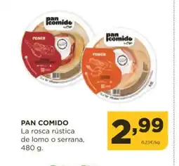 Alimerka PAN COMIDO La rosca rústica de lomo o serrana oferta