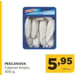Alimerka PESCANOVA Calamar limpio oferta