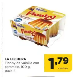 Alimerka LA LECHERA Flanby de vainilla con caramelo oferta