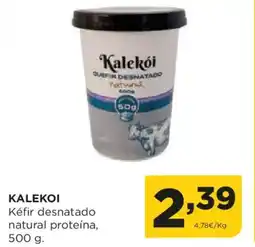 Alimerka KALEKOI Kéfir desnatado natural proteína oferta