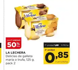Alimerka LA LECHERA Delicias de galleta maría o trufa oferta