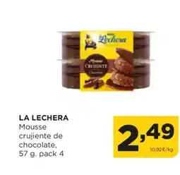 Alimerka LA LECHERA Mousse crujiente de chocolate oferta