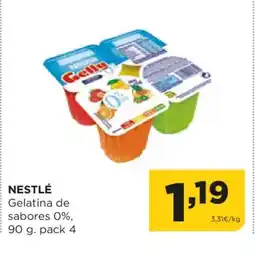 Alimerka NESTLÉ Gelatina de sabores 0% oferta