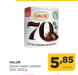 Alimerka VALOR Cacao negro soluble oferta