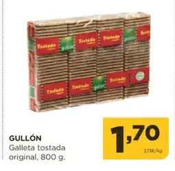 Alimerka GULLÓN Galleta tostada original oferta