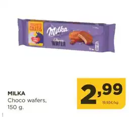 Alimerka MILKA Choco wafers oferta