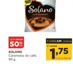 Alimerka SOLANO Caramelos de café oferta