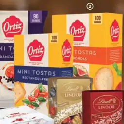 Alimerka ORTIZ Mini tostas rectangulares o redondas oferta