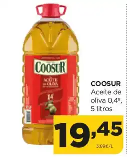 Alimerka COOSUR Aceite de oliva 0,4% oferta