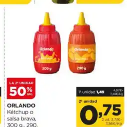 Alimerka ORLANDO Kétchup o salsa brava oferta