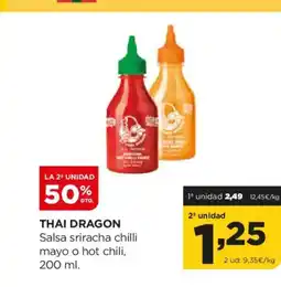 Alimerka THAI DRAGON Salsa sriracha chilli oferta