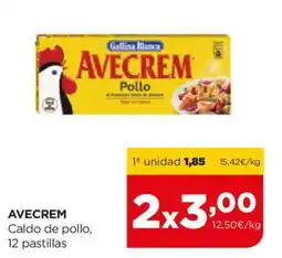 Alimerka AVECREM Caldo de pollo, 12 pastillas oferta