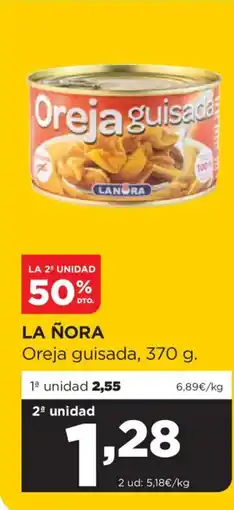 Alimerka LA ÑORA Oreja guisada oferta