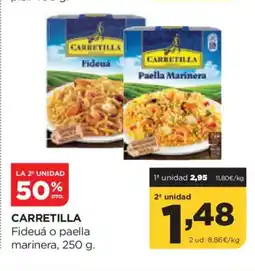 Alimerka CARRETILLA Fideuȧ o paella marinera oferta