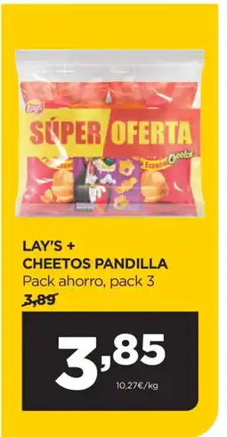 Alimerka LAY'S + CHEETOS PANDILLA Pack ahorro oferta