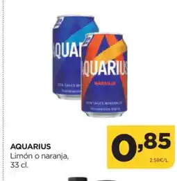 Alimerka AQUARIUS Limón o naranja oferta