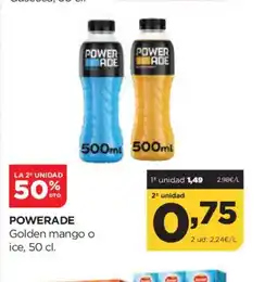 Alimerka POWERADE Golden mango o ice oferta