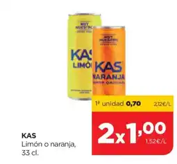 Alimerka KAS Limón o naranja oferta