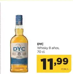 Alimerka DYC Whisky 8 años oferta